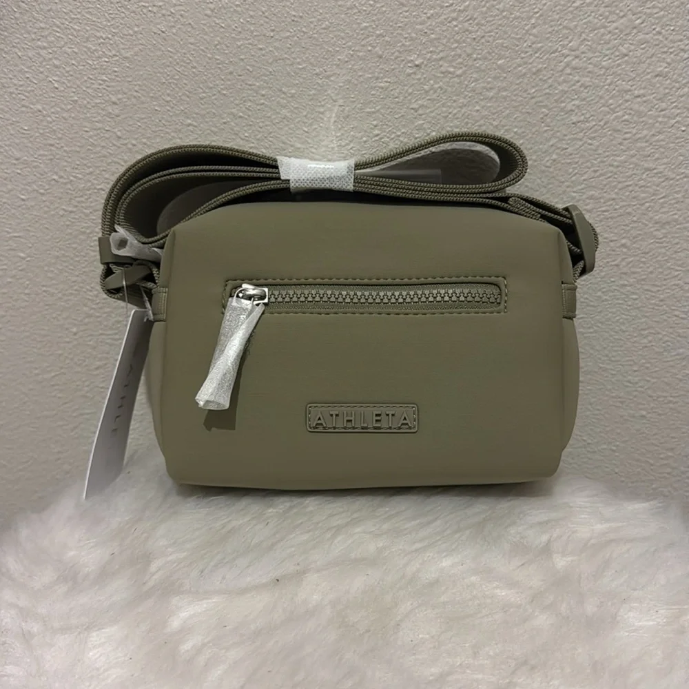 Athleta Diem Sage Green Crossbody Bag